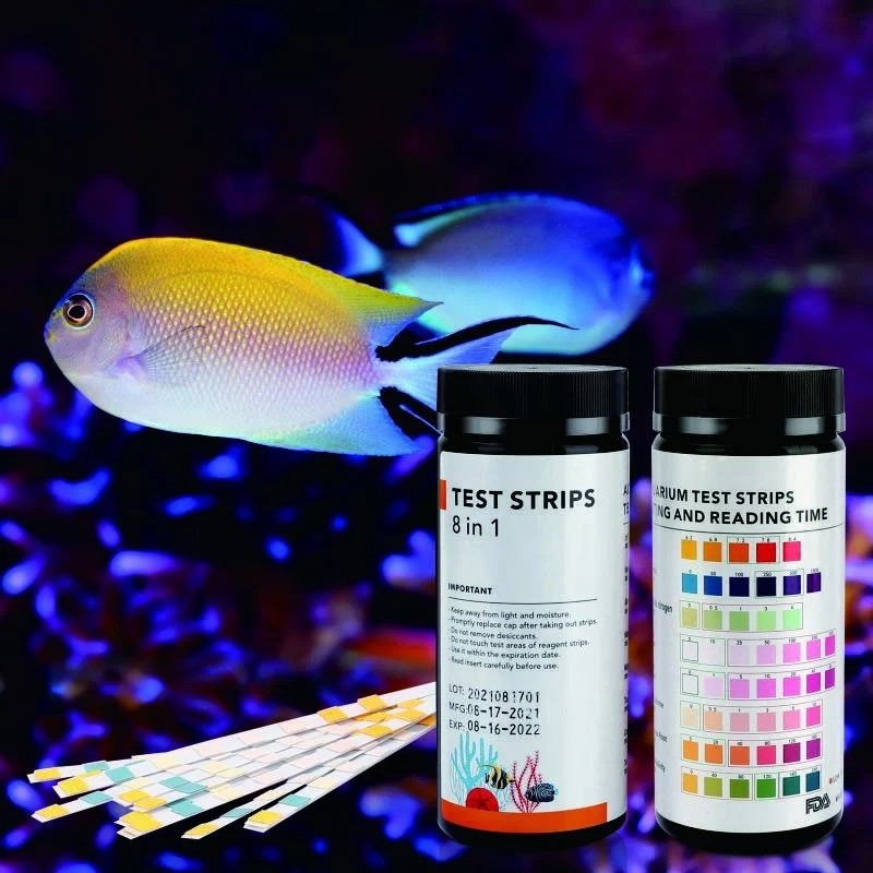 Hygger 8-in-1 Aquarium Water Testing Strips