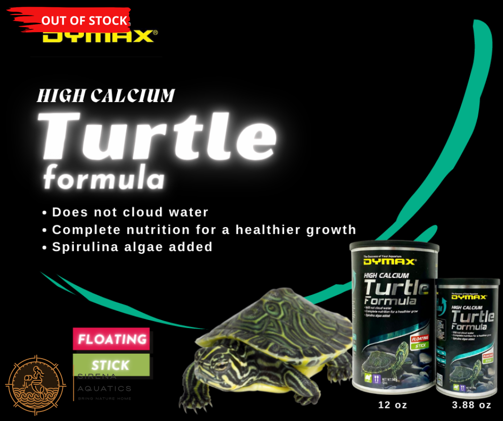 Dymax Turtle Formula 110G - Balanced Nutrition For Healthy Turtles Fish Food