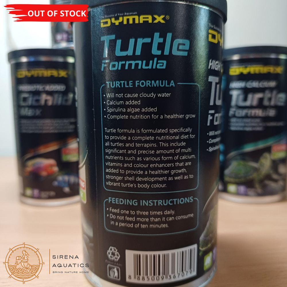 Dymax Turtle Formula 110G - Balanced Nutrition For Healthy Turtles Fish Food