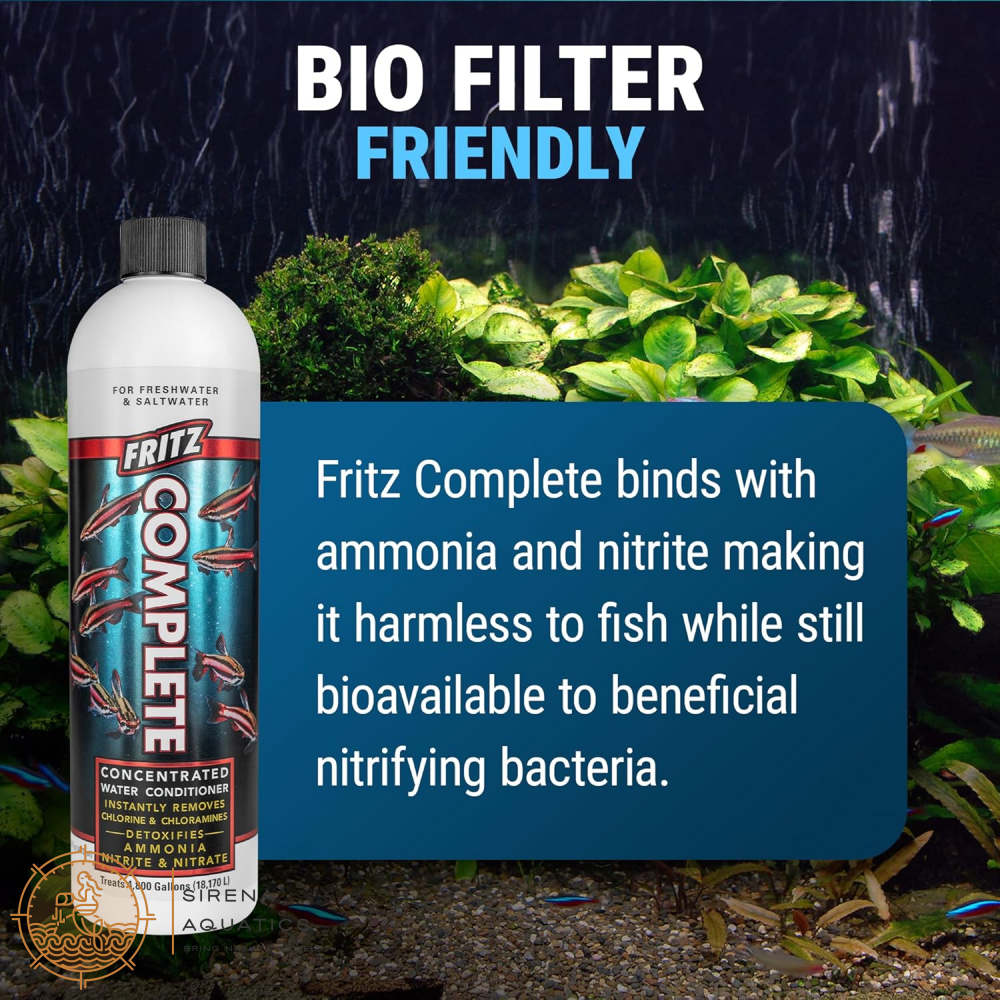 Fritz Complete Water Conditioner - Safe & Effective For Fresh Saltwater Aquariums! Additives