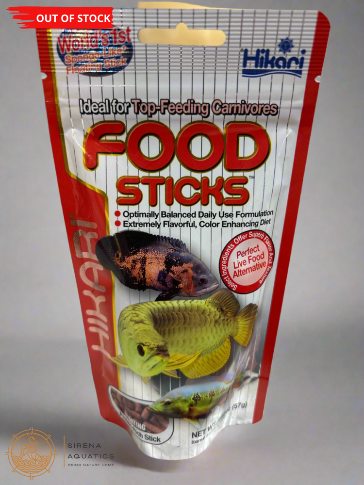 Hikari Tropical Food Sticks Floating - Nutrient-Rich Diet For Vibrant Arowanas & Carnivorous Fish!
