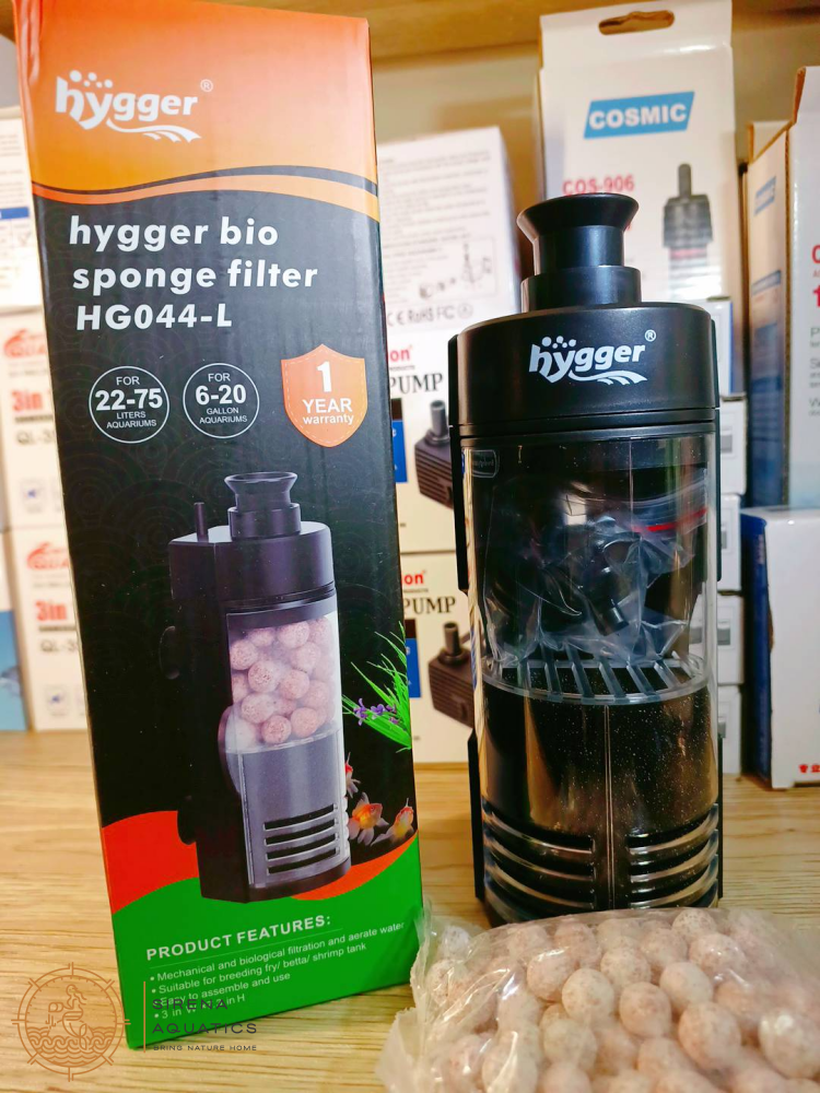 Hygger Aquarium Internal Sponge Mechanical And Biological Filter - Great For Small Fish Tanks!