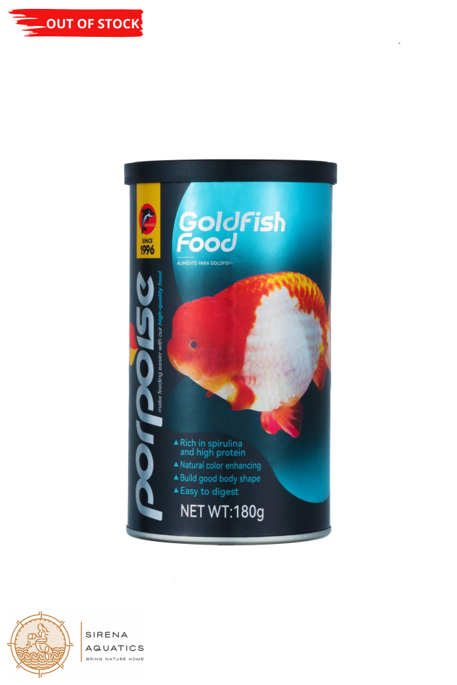 Porpoise Premium Goldfish Food For Ranchus Orandas Etc. For Healthy Digestion (180G) Fish