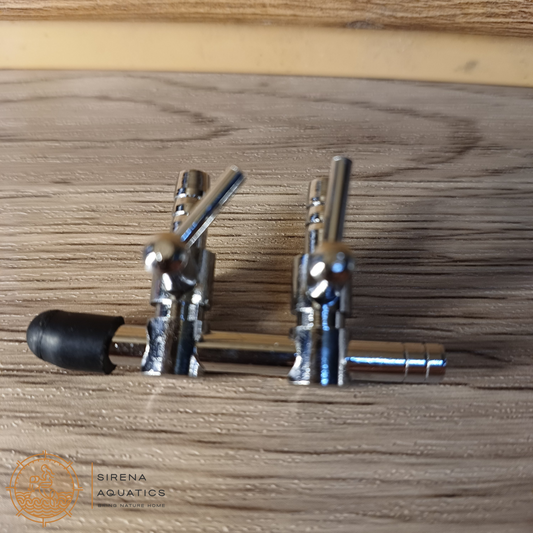 Premium Stainless Steel Aquarium Air Pump Splitter Lever Control Switch Valve 2-Way