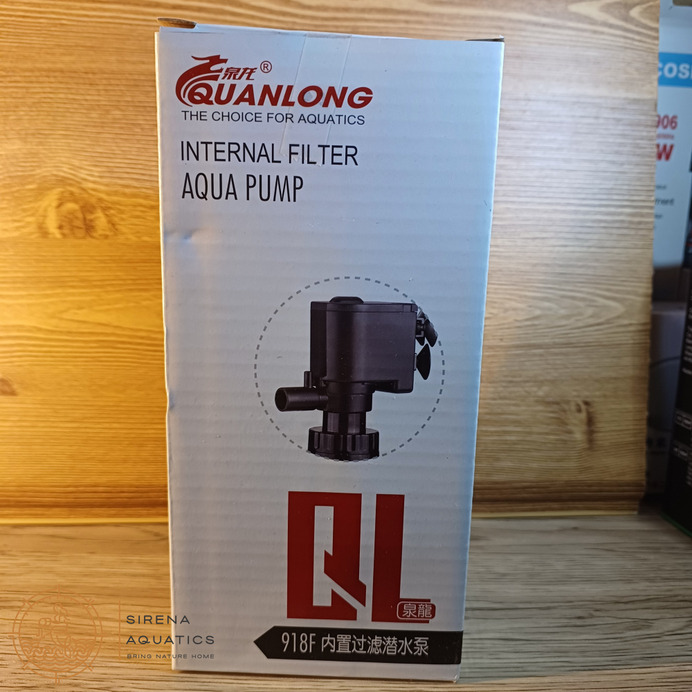 Quanlong Internal Filter Aqua Pump - Efficient Filtration And Circulation For Aquariums 918F 6W