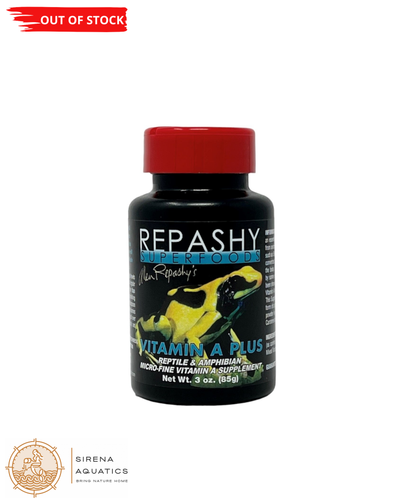 Repashy Vitamin A Plus - Essential Micro-Fine Calcium Supplement For Healthy Reptiles & Amphibians