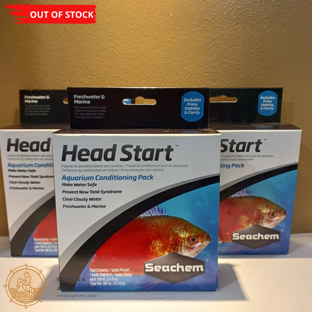 Seachem Head Start Water Conditioning 3 - Pack Additives