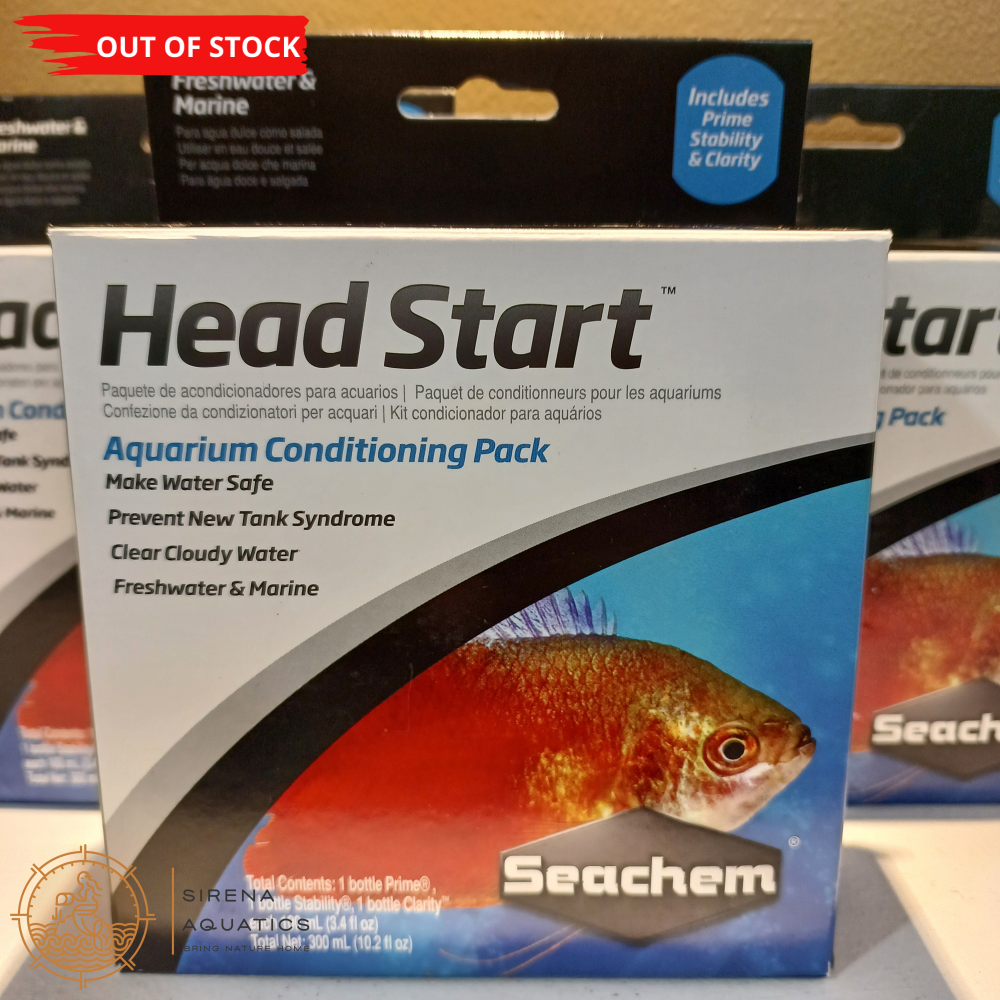 Seachem Head Start Water Conditioning 3 - Pack Additives