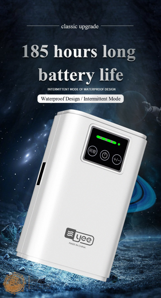 Yee Portable Rechargeable Aquarium Air Pump - Reliable Oxygen Supply For Travel or Emergencies Aquarium Pumps