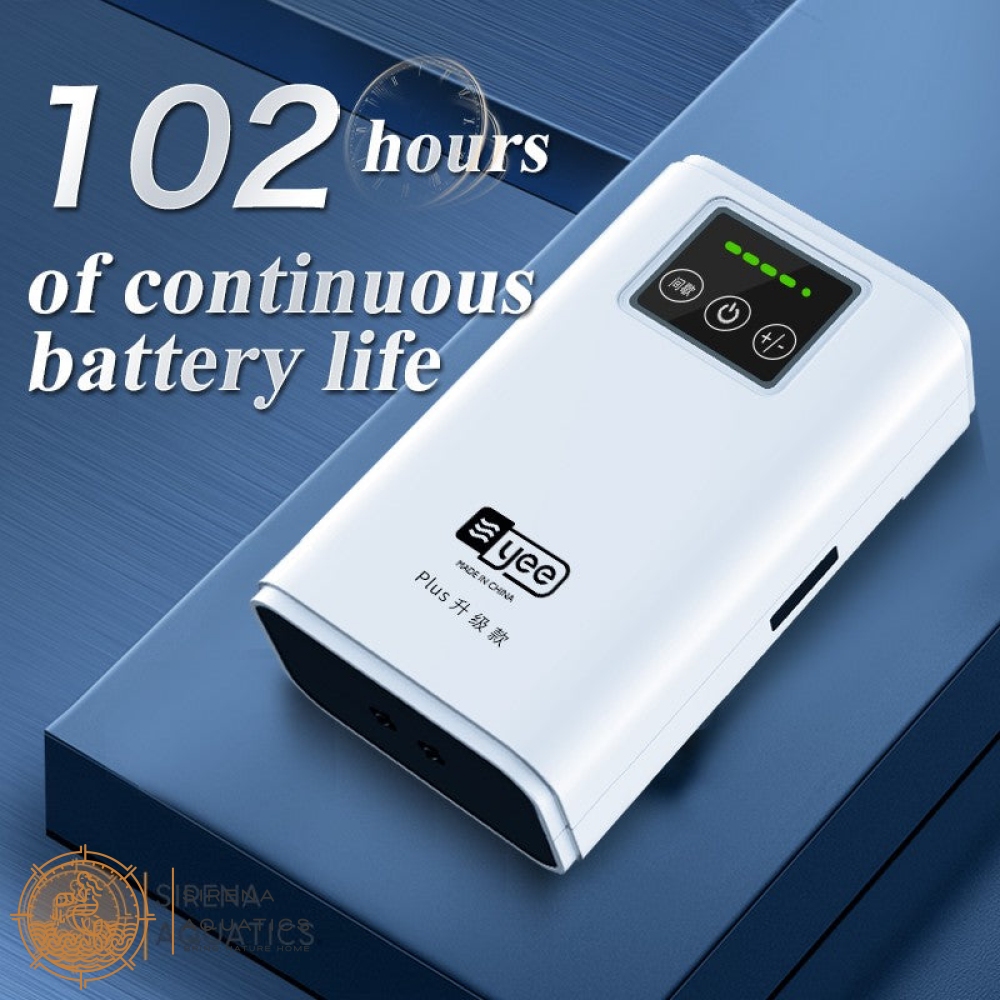 Yee Portable Rechargeable Aquarium Air Pump - Reliable Oxygen Supply For Travel or Emergencies Aquarium Pumps