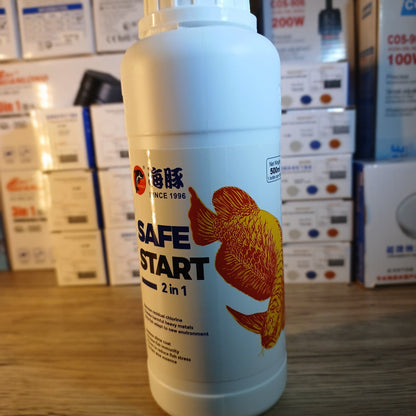 Porpoise Safe Start - Ultimate Aquarium Water Conditioner For Healthy Fish Transition 500Ml