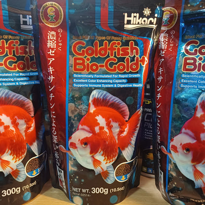 Hikari Goldfish Biogold Plus: Premium Fancy Food For Enhanced Color And Health Sinking - 300G Fish