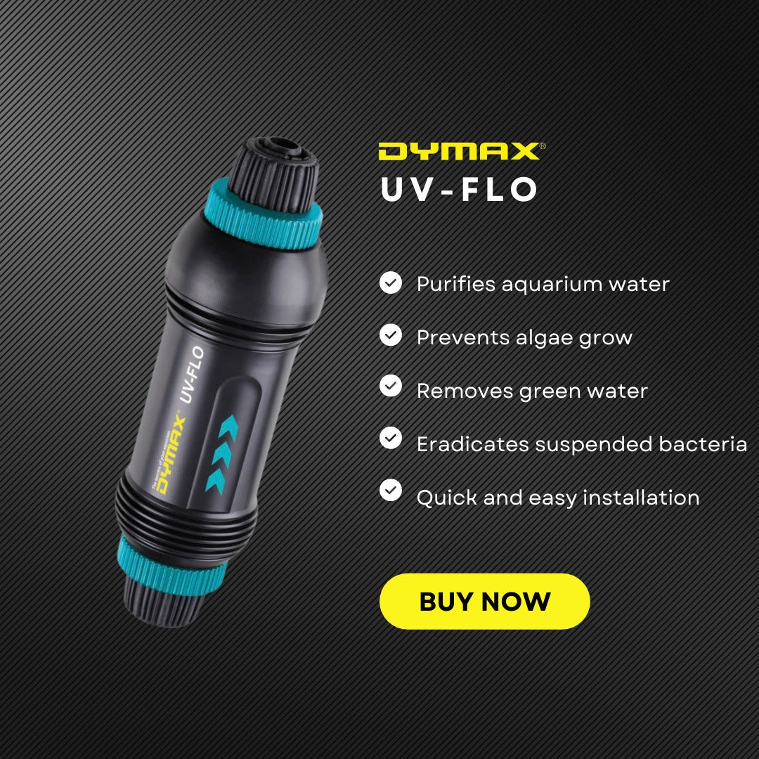 Dymax Uv-Flo 5W (12/16Mm) - Efficient Uv Sterilizer For Aquariums Aquarium Filters
