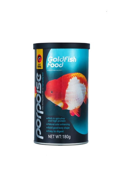 Porpoise Premium Goldfish Food For Ranchus Orandas Etc. For Healthy Digestion (180G) Fish