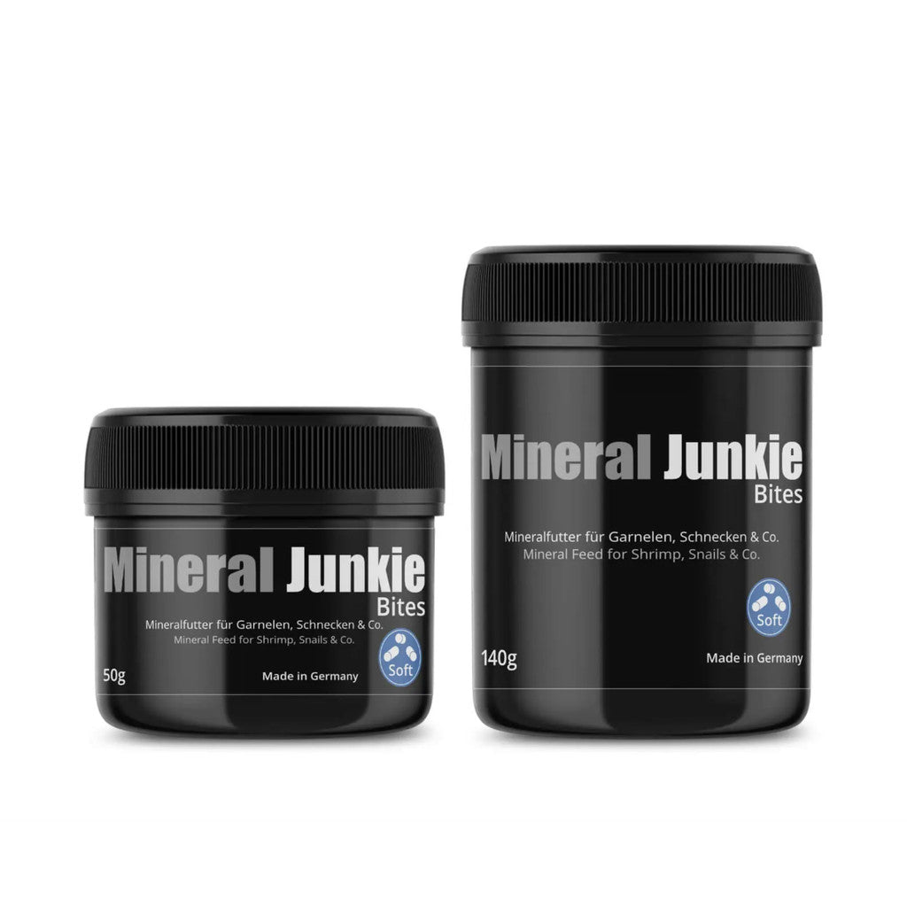 GlasGarten Mineral Junkie Bites - Mineral supplemental feed for Aquarium Shrimp Crayfish Snails 50g Animals & Pet