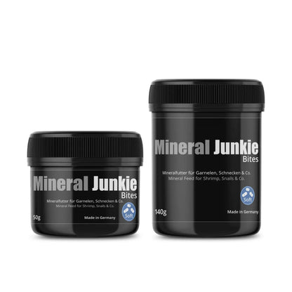 GlasGarten Mineral Junkie Bites - Mineral supplemental feed for Aquarium Shrimp Crayfish Snails 50g Animals & Pet