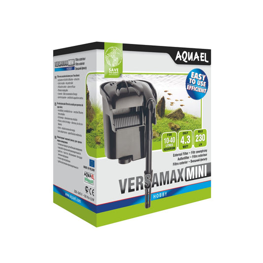 AquaEl Versamax Mini Hang-on Back Filter for Small Aquariums