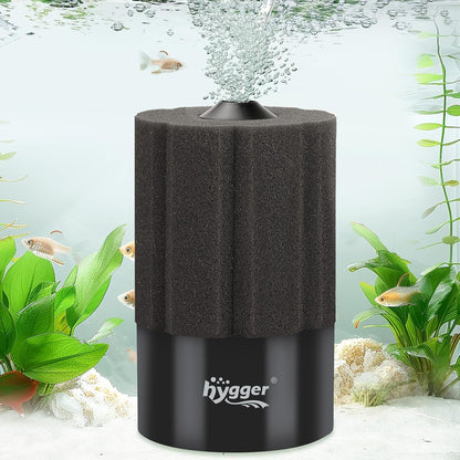 Hygger Aquarium Biochemical Sponge Filter with Reusable Biochemical Ball