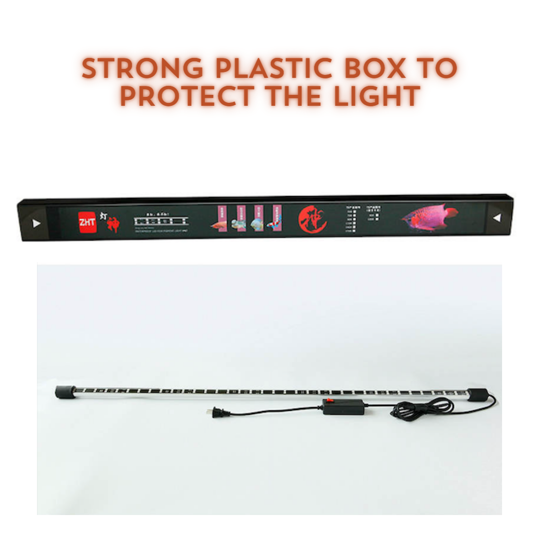Zaohetian Arowana Tanning Led Lamp T8 With Uva/Uvb - Energy-Efficient Wide Angle & Ip67 Gentle