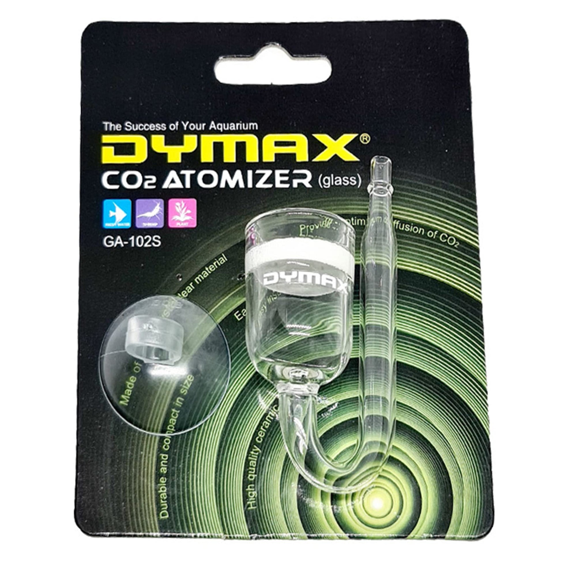 Dymax Glass Atomizer Ga102S - Premium Co2 Diffuser For Aquariums Equipment