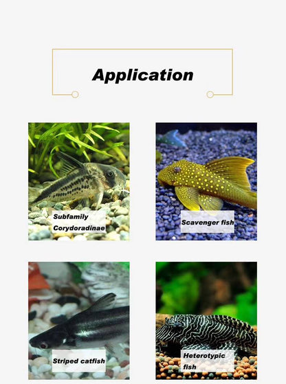 Porpoise Algae Wafers - Premium Food For Bottom Feeders Nutritious & Balanced Diet (160G) Fish