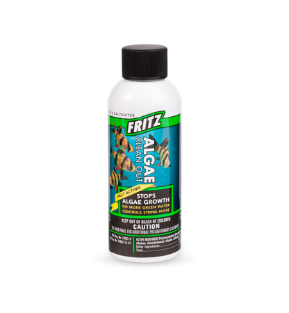 Fritz Algae Clean Out - Powerful Algaecide For Freshwater & Saltwater Aquariums! Water Additives