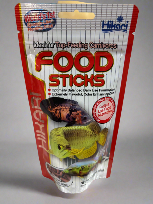 Hikari Tropical Food Sticks Floating - Nutrient-Rich Diet For Vibrant Arowanas & Carnivorous Fish!