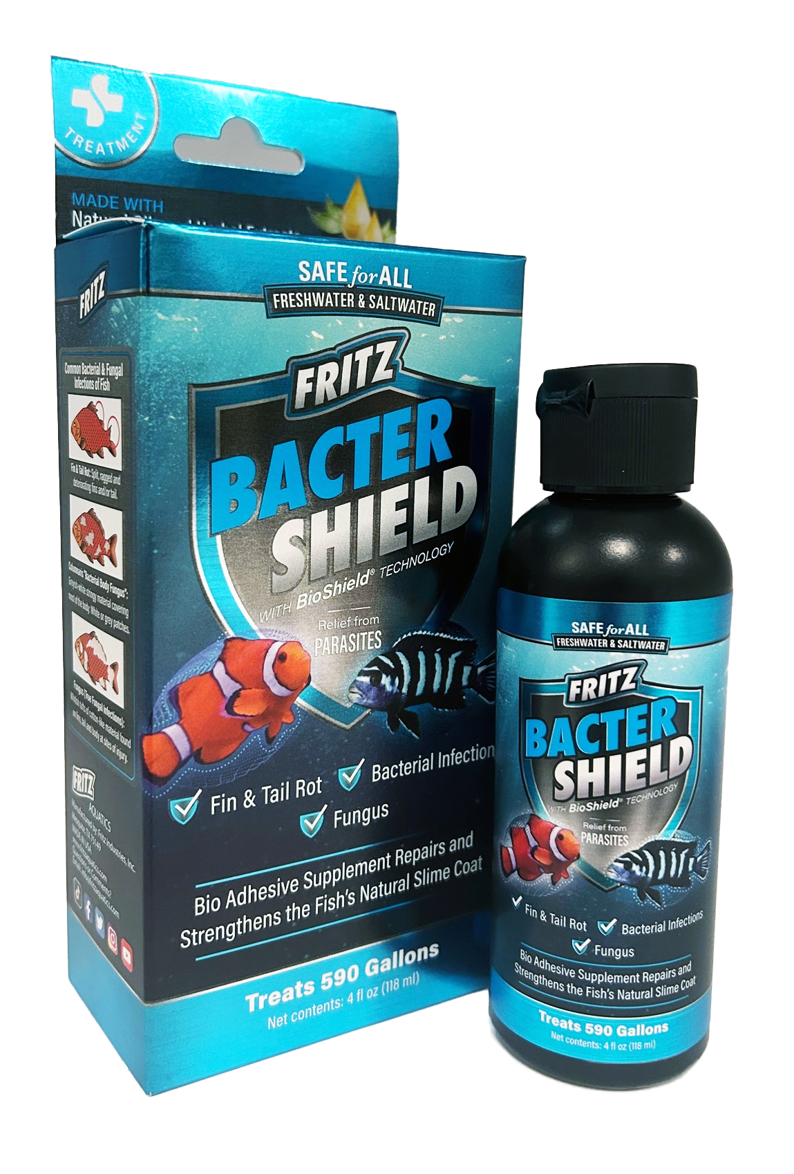 Fritz Bactershield® - Boost Fish Health & Protect Against Infections! Water Additives