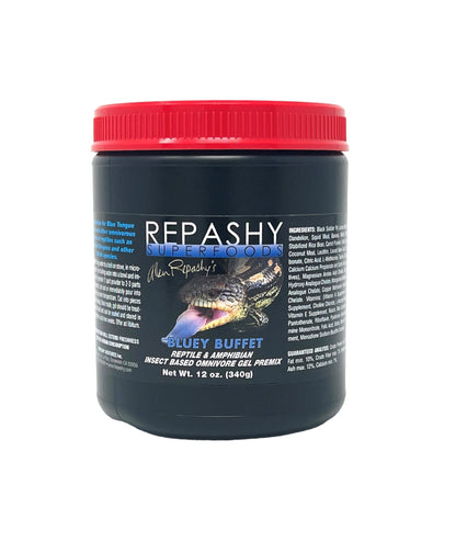 Repashy Bluey Buffet - Premium Insect-Based Gel Food For Reptiles & Amphibians Complete Nutrition!
