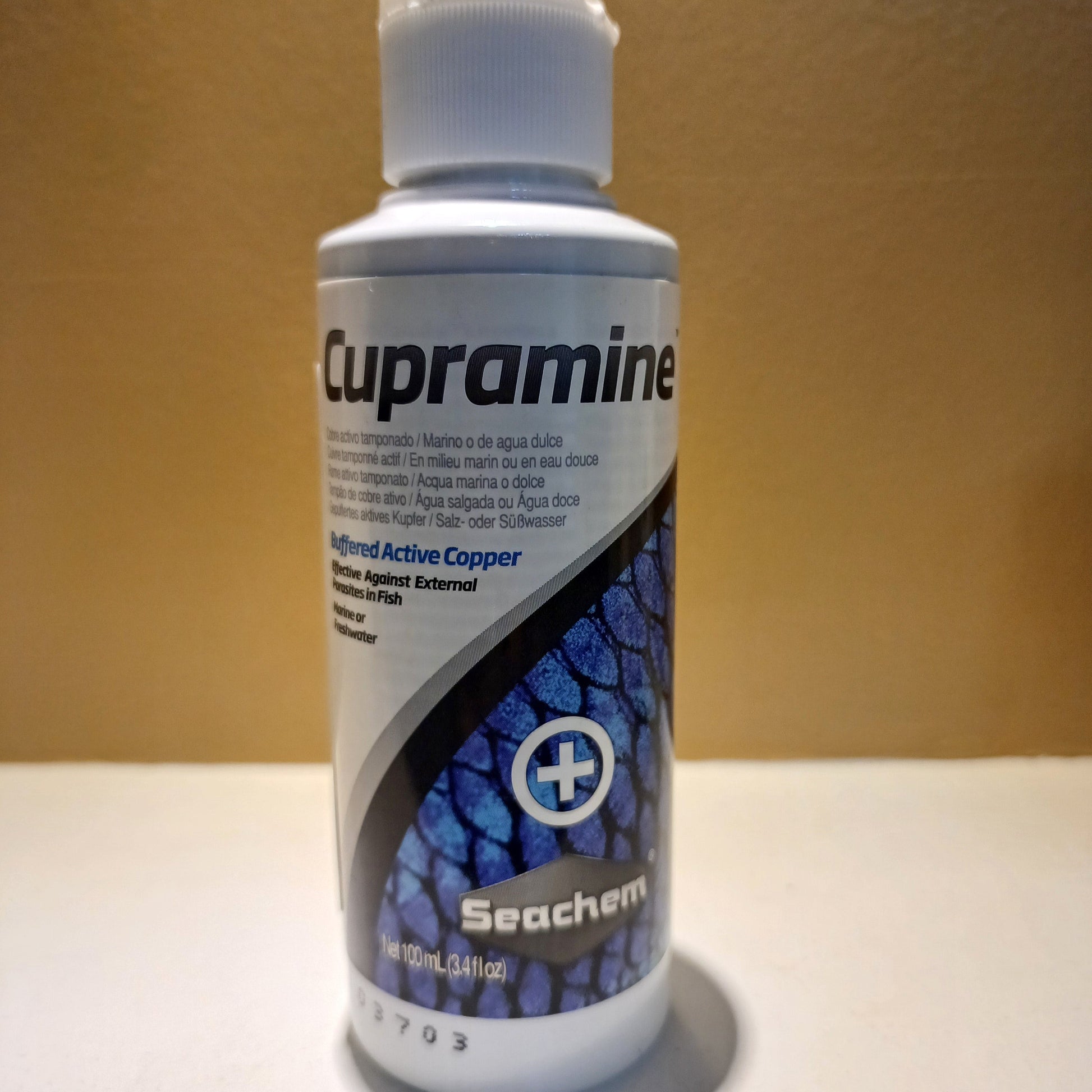 Seachem Cupramine Aquarium Water Treatments