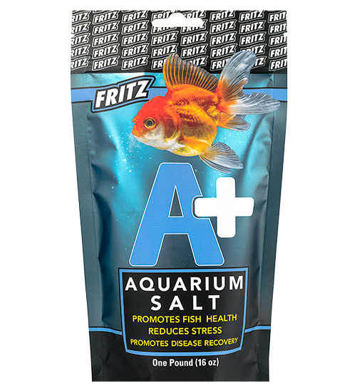 Fritz A + Aquarium Salt - All-Natural Solution For Healthy Fish & Stress Reduction! 1 Lb Water
