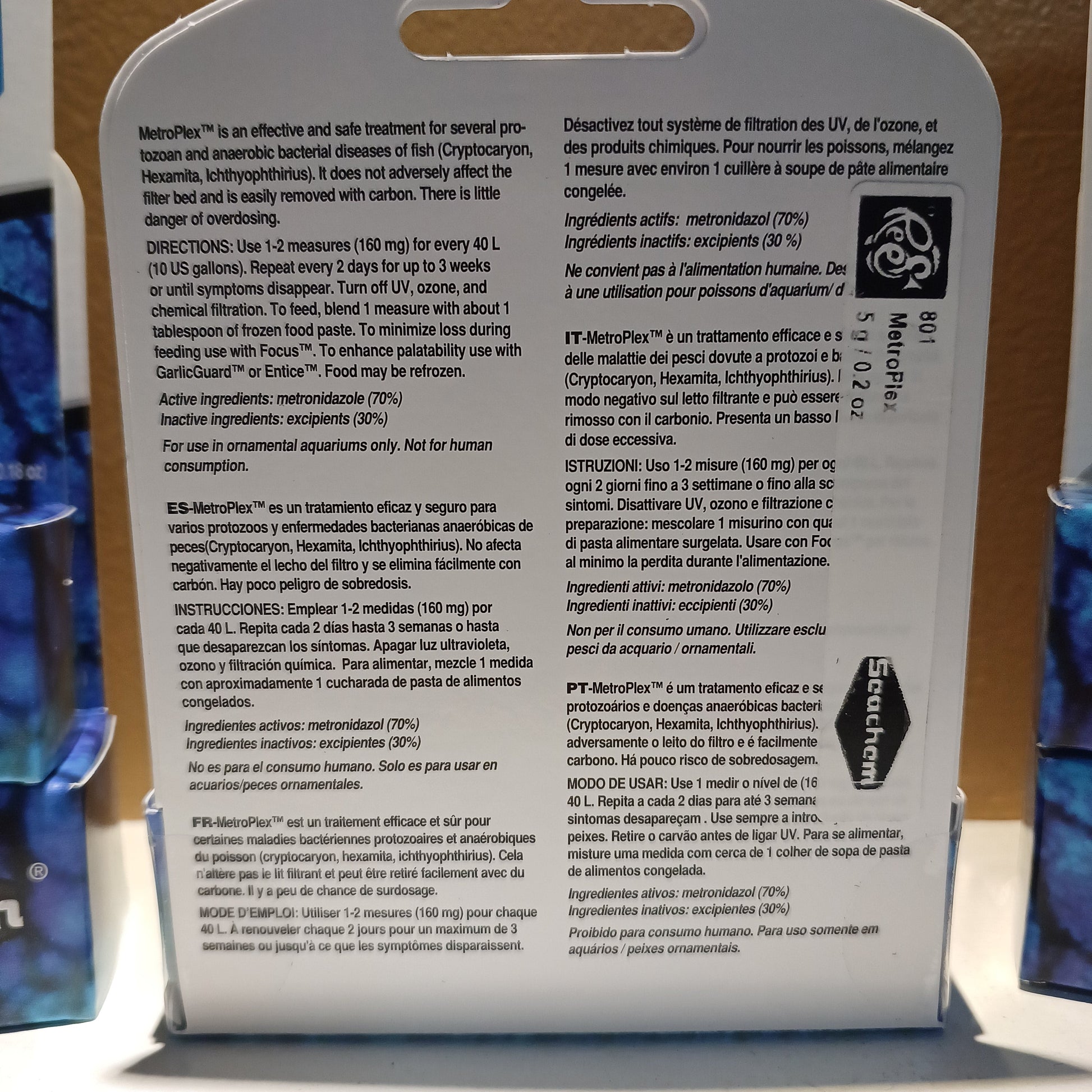 Seachem Metroplex Aquarium Water Treatments