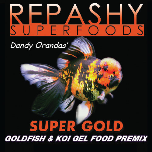 Repashy Supergold Gel Food Premix For Goldfish & Koi - Superior Nutrition Easy Prep! Fish