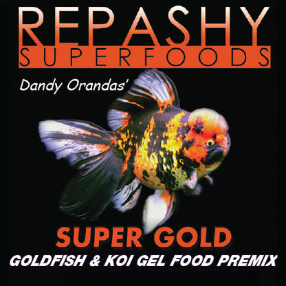 Repashy Supergold Gel Food Premix For Goldfish & Koi - Superior Nutrition Easy Prep! Fish