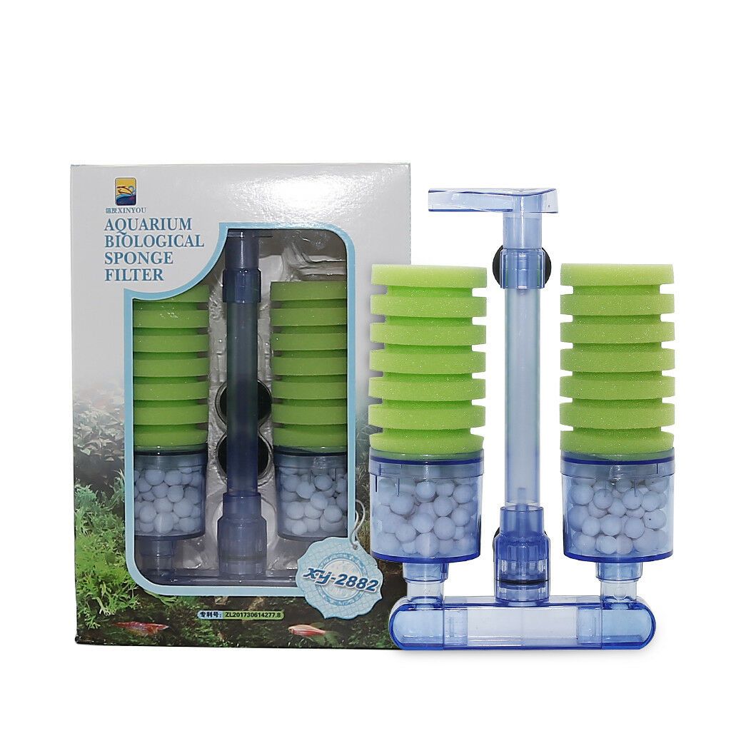 Sponge Filter With Bio Media Filters And