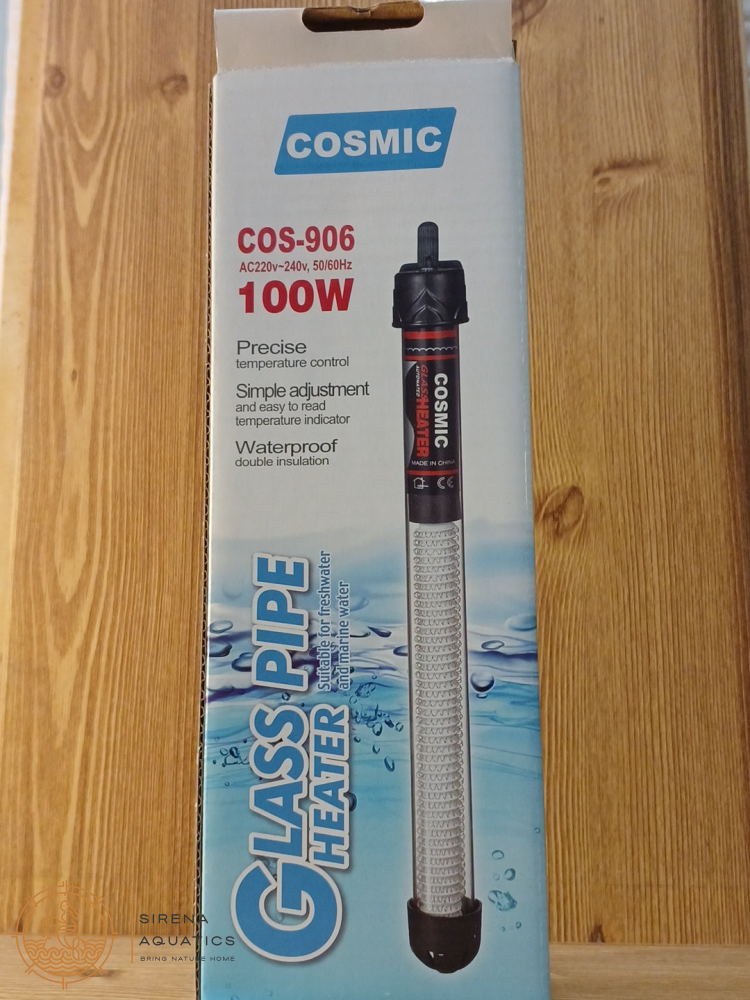 Cosmic Aquarium Heater (Glass) 100W Heaters And Thermometers