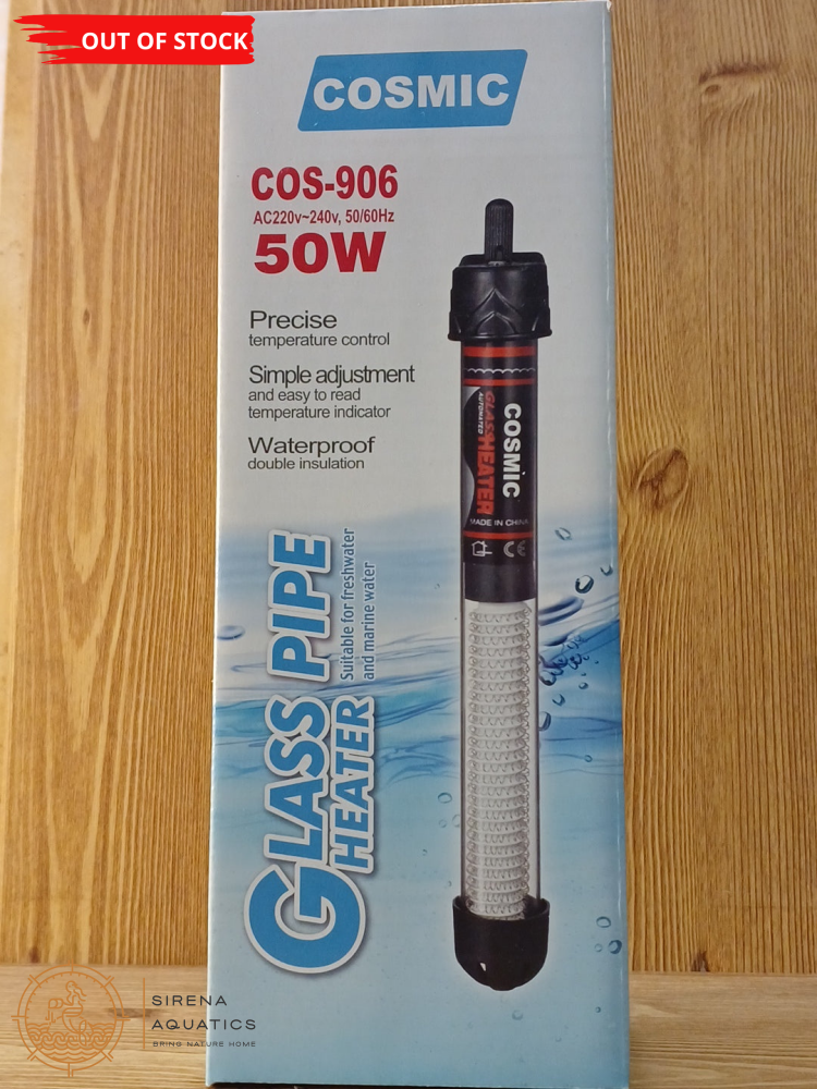 Cosmic Aquarium Heater (Glass) 50W Heaters And Thermometers