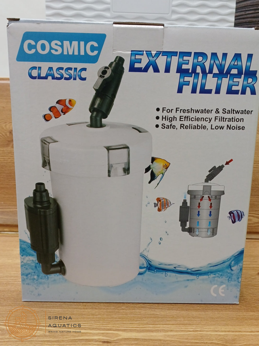 Cosmic Classic External Filter For Freshwater Aquariums Filters And Media