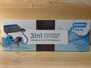 Cosmic 3 - In - 1 Aquarium Top Filter 1500L/H - 20W Filters And Media