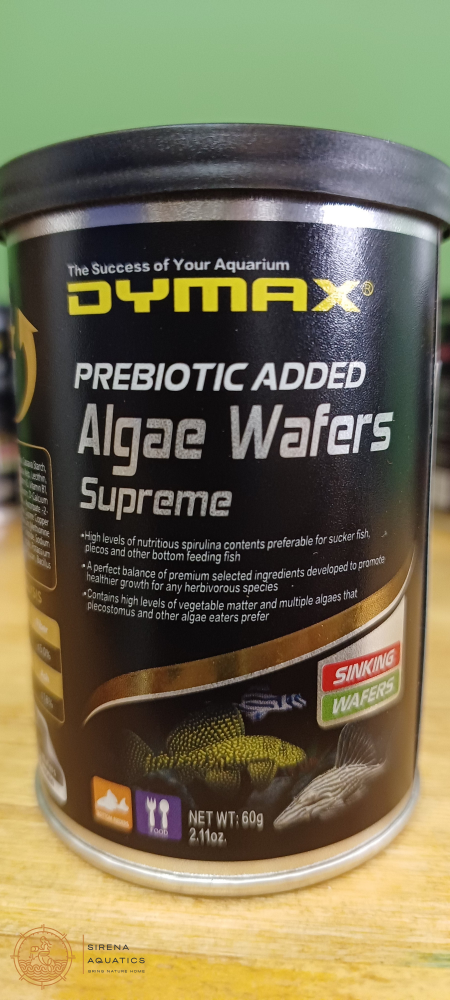 Dymax Algae Wafer Supreme 60G Fish Food