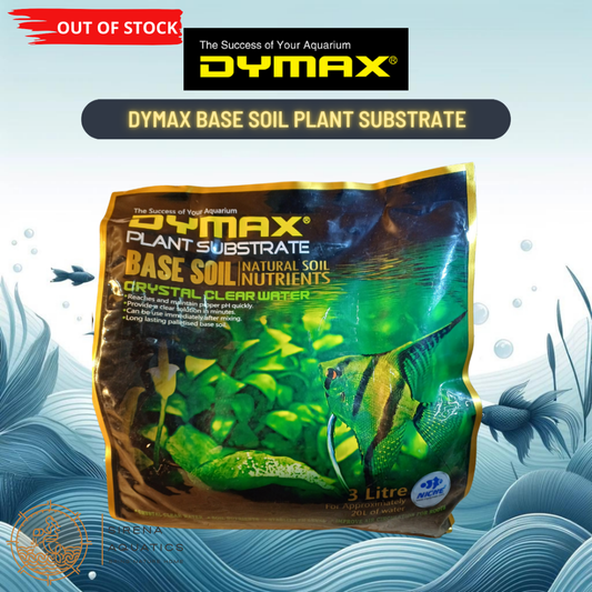 Dymax Base Soil 3L - Nutrient-Rich Substrate For Planted Tanks Aquascaping