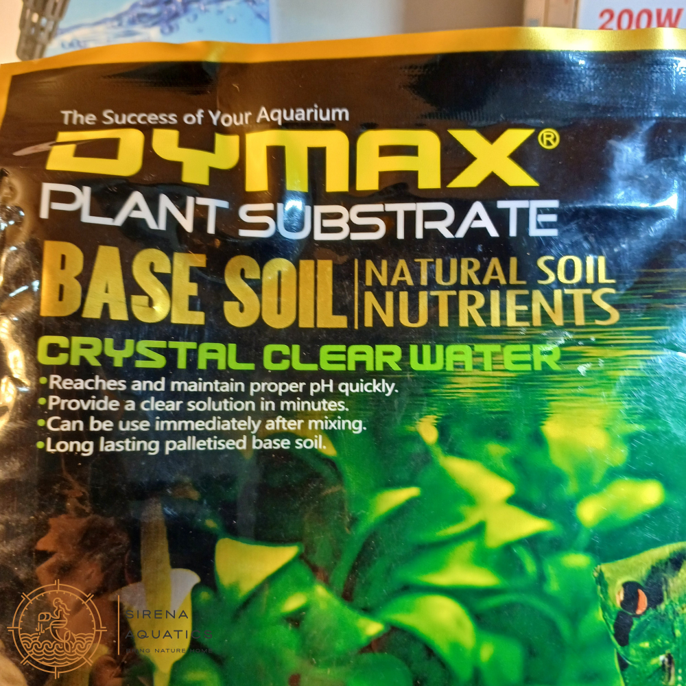 Dymax Base Soil 3L - Nutrient-Rich Substrate For Planted Tanks Aquascaping