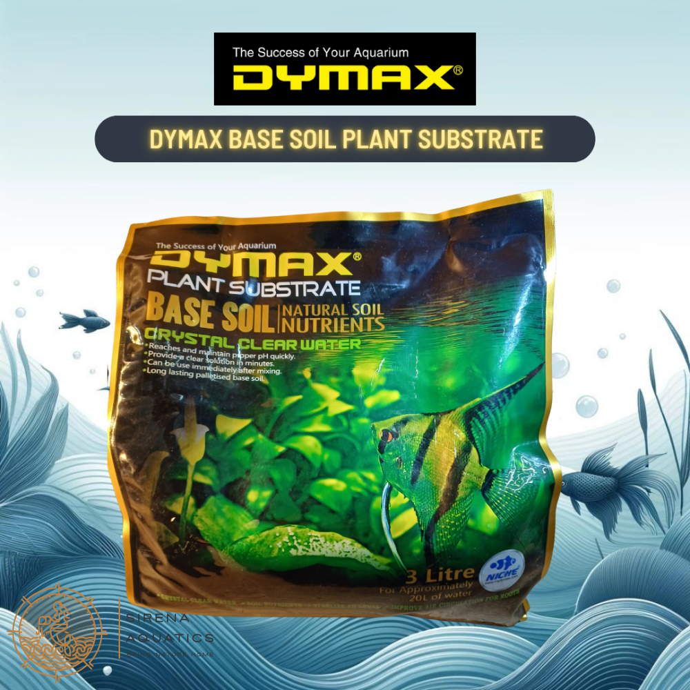 Dymax Base Soil 3L - Nutrient-Rich Substrate For Planted Tanks Aquascaping