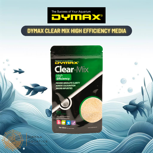 Dymax Clear Mix - Crystal Water Removes Discoloration & Reusable Aquarium Solution (100Ml) Filters