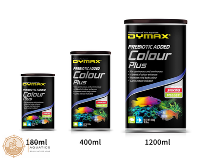 Dymax Colour Plus (Small Pellet) - High-Quality Color Enhancing Fish Food For Grooming