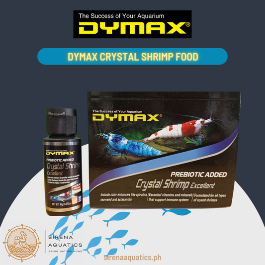 Dymax Crystal Shrimp Excellent Sinking Wafers With Color Enhancements And Essential Vitamins (10G)