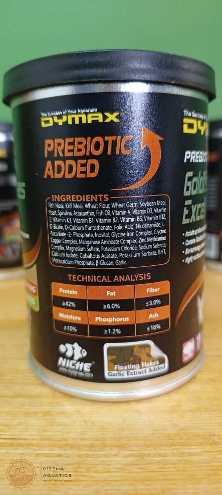 Dymax Goldfish Excel Flakes Fish Food