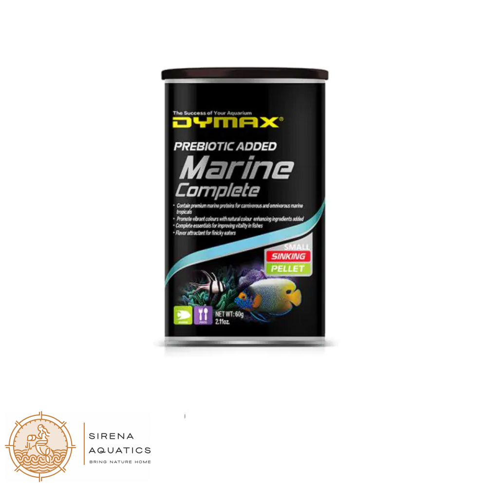 Dymax Marine Complete Pellet Fish Food (60G) - Premium Nutrition For Saltwater Fish!