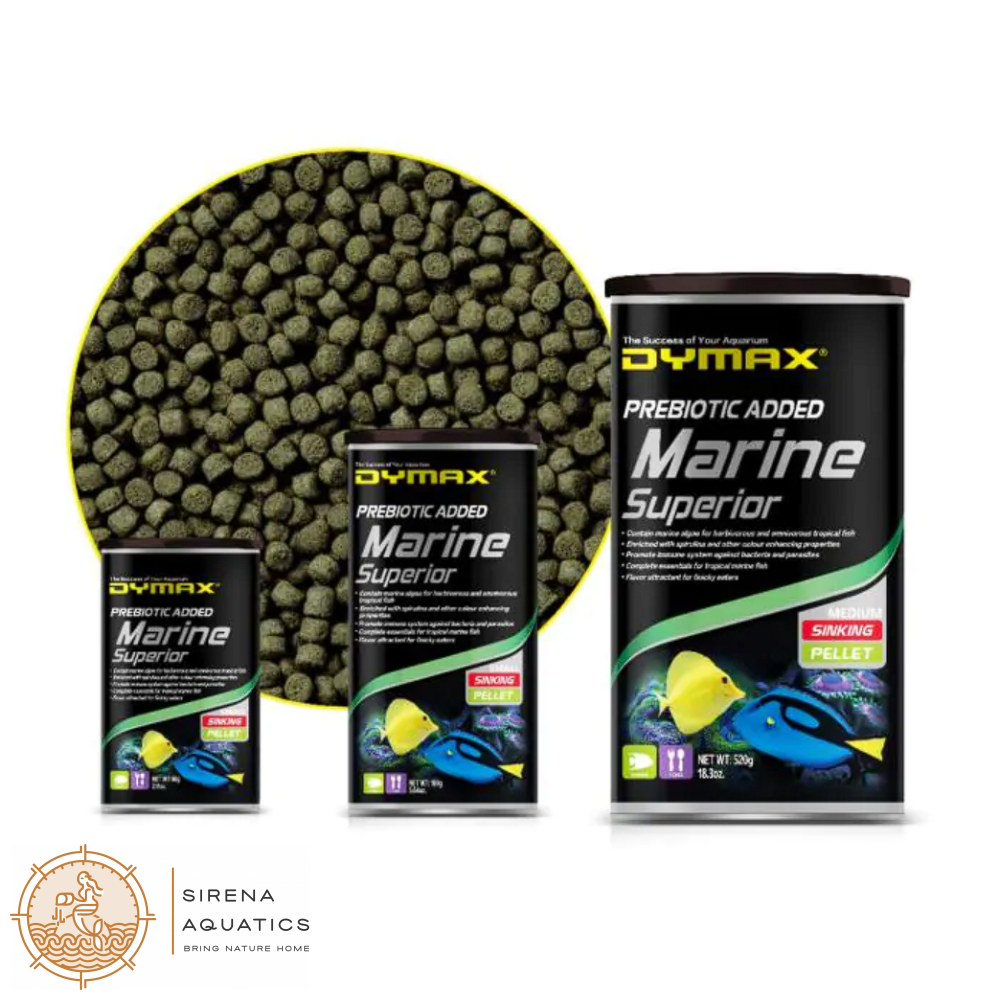 Dymax Marine Superior (60G) - Premium Food For Omnivorous And Herbivorous Saltwater Fish! Fish