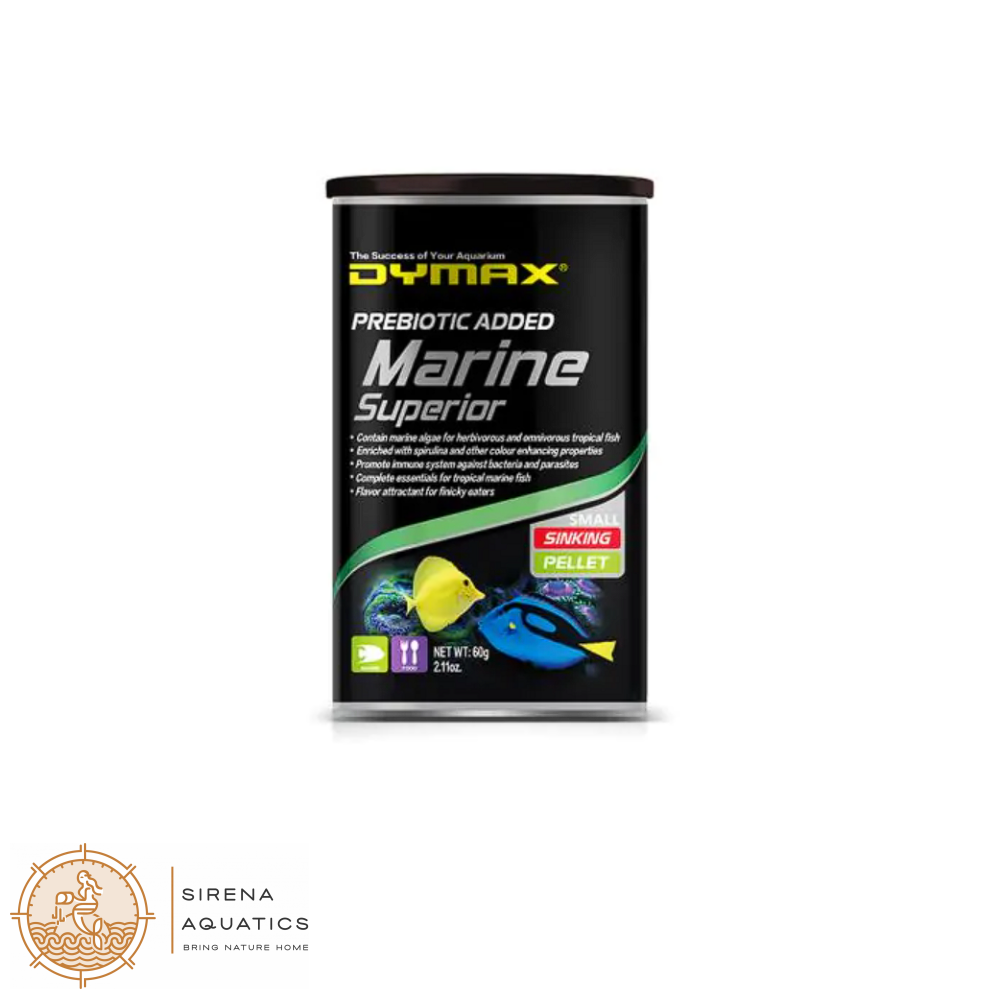 Dymax Marine Superior (60G) - Premium Food For Omnivorous And Herbivorous Saltwater Fish! Fish